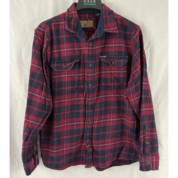 Orvis Heavy Weight Flannel Shirt Pockets Long Sleeve Size Large - Picture 1 of 6